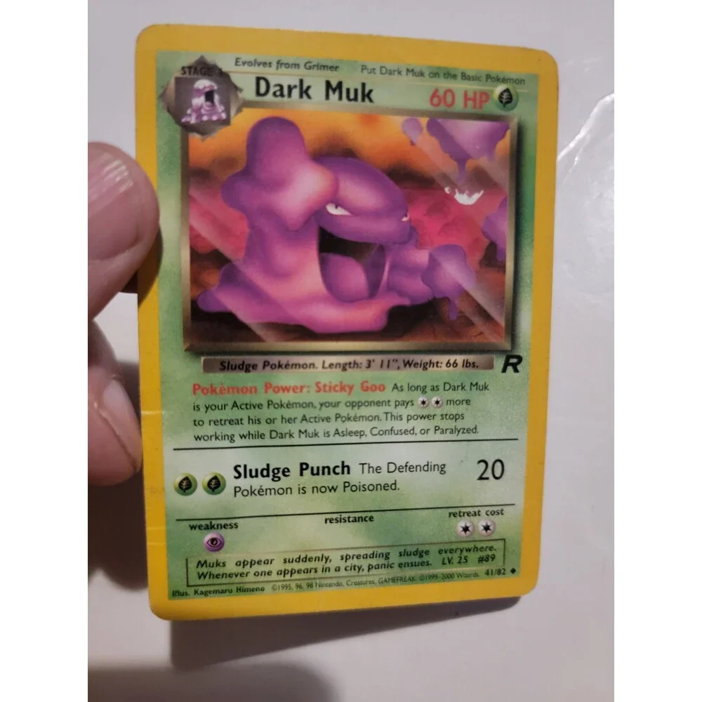 Dark Muk Team Rocket Unlimited 41/82 Pokemon TCG Vintage WOTC 2000 Nintendo